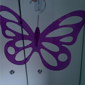 Purple Butterfly Shaped Jewelry/Scarf Hanger